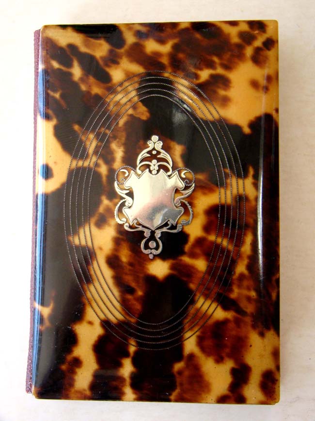 A fine silver mounted Tortoiseshell calling card case circa 1880